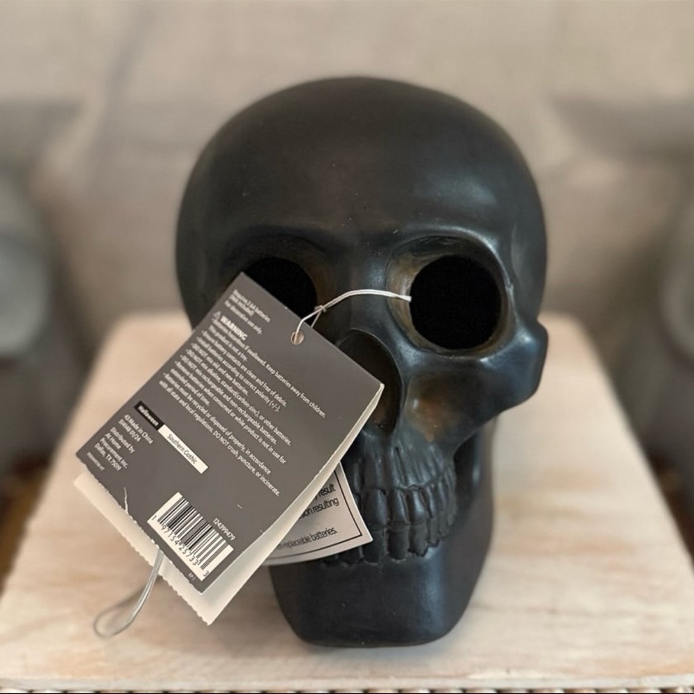 At Home Light Up Skull